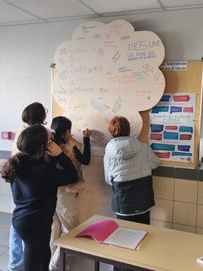 La journée anniversaire de la laïcité animée par les élèves membres du CVC